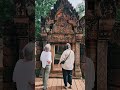 Fantastic Banteay Srei Temple With Beautiful Carving And Pink Stone #travel #angkorwat