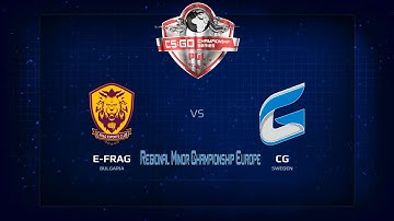 E-frag.net vs. CG [Map 1 BO1] PGL Regional Minor Championship Europe