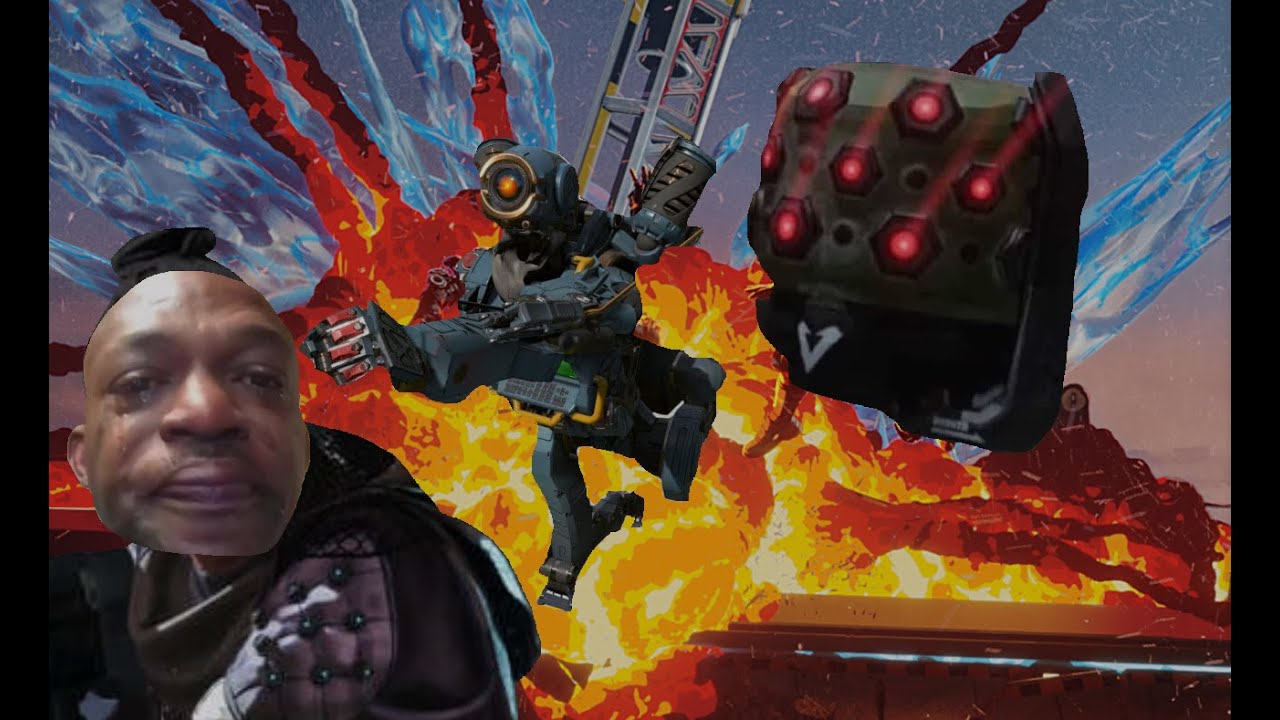 Hit a grenade boost over her head 😂 | Apex Legends - YouTube