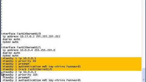 CISCO HSRP Load sharing