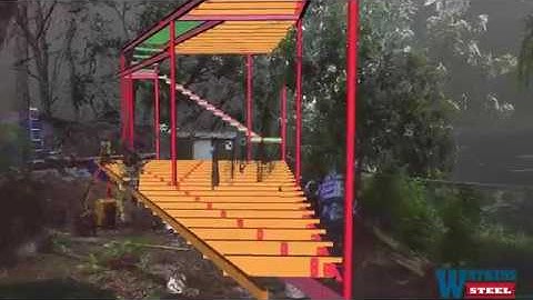 Watkins Steel | 3D Laser Scanning Fly-through | Taringa Treehouse