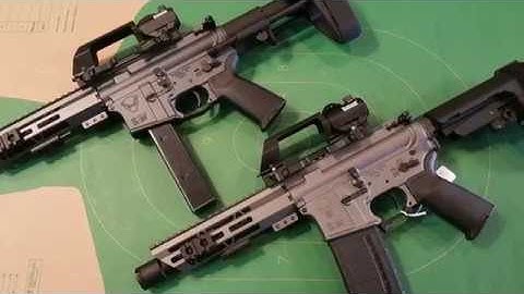 300 Blackout and 5.56 PDW "Honey Badger" AR Pistols w/ the FosTech Echo ARII Trigger!