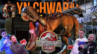 Jurassic Park Arcêd - Sinden Light Guns! || Cymraeg