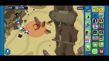 Bloons adventure time td: glob save the queen map 2 normal mode speedrun