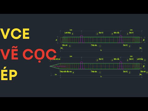 Vẽ cọc ép