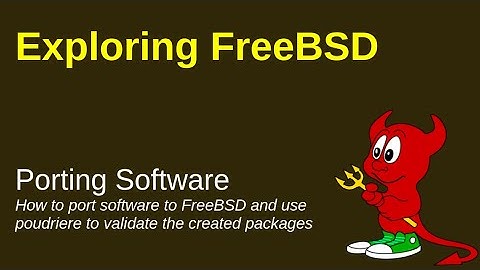 FreeBSD: porting software to FreeBSD