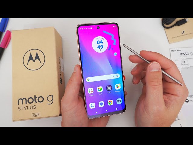Motorola Moto G Stylus 4G/LTE (2023) Unboxing & First Impressions! (Glam Pink)