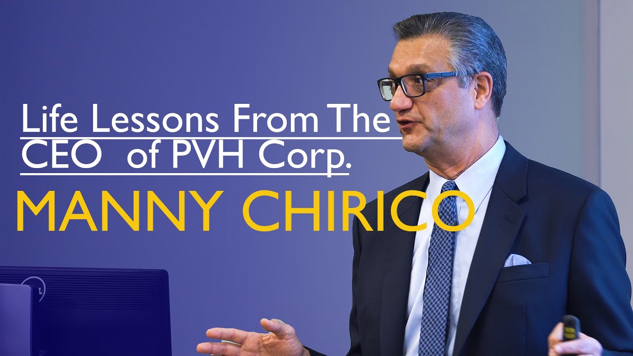 collage Life Lessons From The CEO of PVH Corp. | Manny Chirico