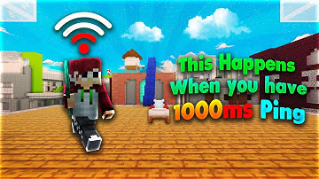 1000ms Ping On Hypixel (Minecraft Solo Bedwars)