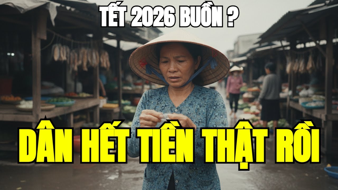 🔴 Cận Tết 2026: DÂN HẾT TIỀN - Phố xá Sài Gòn 
