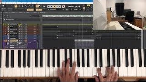 Eurythmics - Sweet Dreams Instrumental synth cover, recreated with Cakewalk