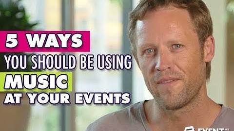 5 Ways You Should Be Using Music At Your Events