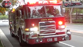 OCFA Santa Ana Structure Fire Response