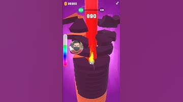 drop stack ball level 335 #shorts #dropstackball #blackgamerbpt