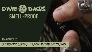 How to Set Your Omerta 3 Digit Lock Combo