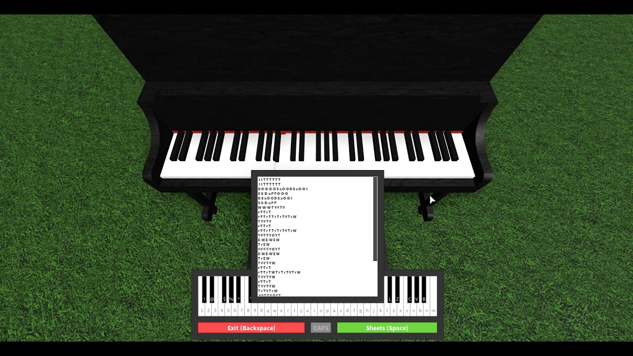 Roblox Piano Sheets Old Town Road Easy Youtube - beginner roblox got talent piano sheet