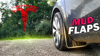Rally Armor Mud Flaps Install and Review  Tesla Model Y or 3