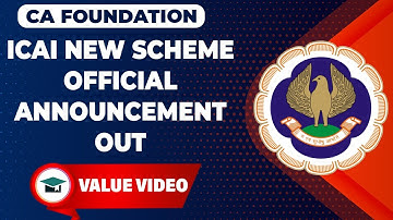 Breaking News: ICAI New Scheme | CA New Course 2023 | CA New Course Official Update | Good News Out