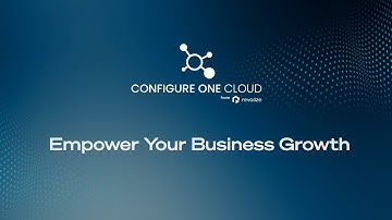 CPQ Process Revolution with Configure One Cloud, from Revalize