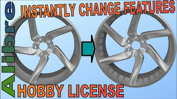 Alibre- Make A Fully Configurable Wheel And Review Design Intent Conepts! |JOKO ENGINEERING|