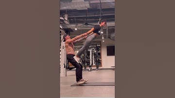 Titanic Rollon Caption for Tips #acro #fitness #dance #sport #acrobat #partner #challenge