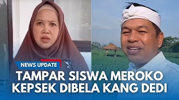 KANG DEDI BELA SANG GURU! Kasus Kepsek Tampar Siswa yang Merokok, Sentil Peran Orang Tua Siswa