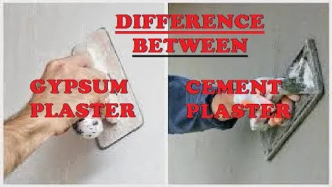 Difference Between Gypsum Plaster & Cement Plaster - DayDayNews