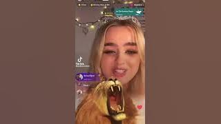 TikTok live streamers reaction to lion gift