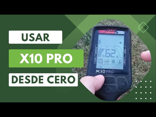 Quest X10 Pro] Le réglage de discrimination du détecteur de métaux Quest X10  Pro 