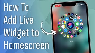 How to Add Live Widget to iPhone Homescreen screenshot 3