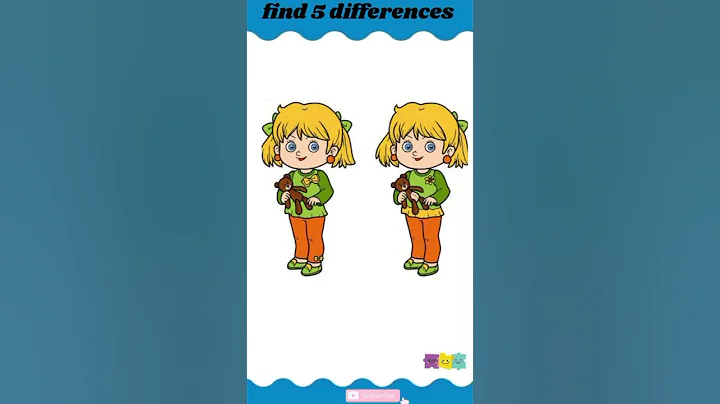 find 5 differences between 2 pictures #shorts #quiz