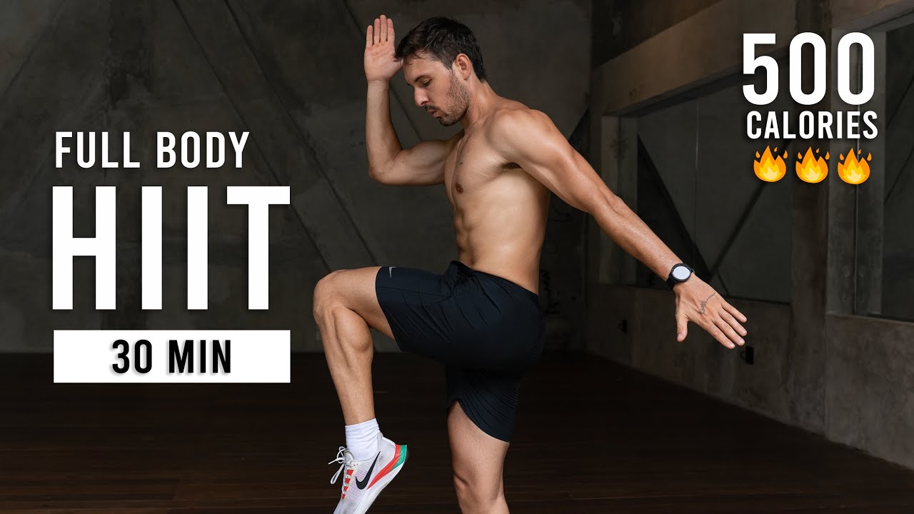 30 MIN CARDIO HIIT Workout - Full Body, No Equipment, No Repeat