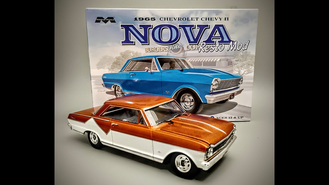 NEW! 1965 Chevy Nova SS RestoMod 1/25 Scale Model Kit Build How To