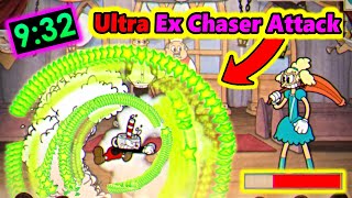 Cuphead + DLC - All Bosses Speedrun Using Ultra Ex Chaser (Healthbars Included)