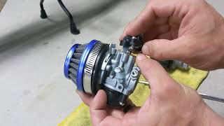 Installing a high performance carburetor on 80cc motorized bicycle