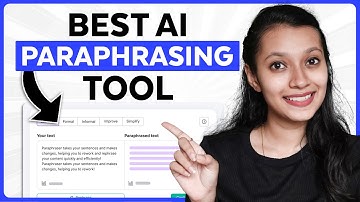 Best AI Tool to Paraphrase Content (Rewrite Text)
