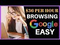 (3 Easy Steps) How To Make $36.66 An Hour Searching On Google For Beginners
