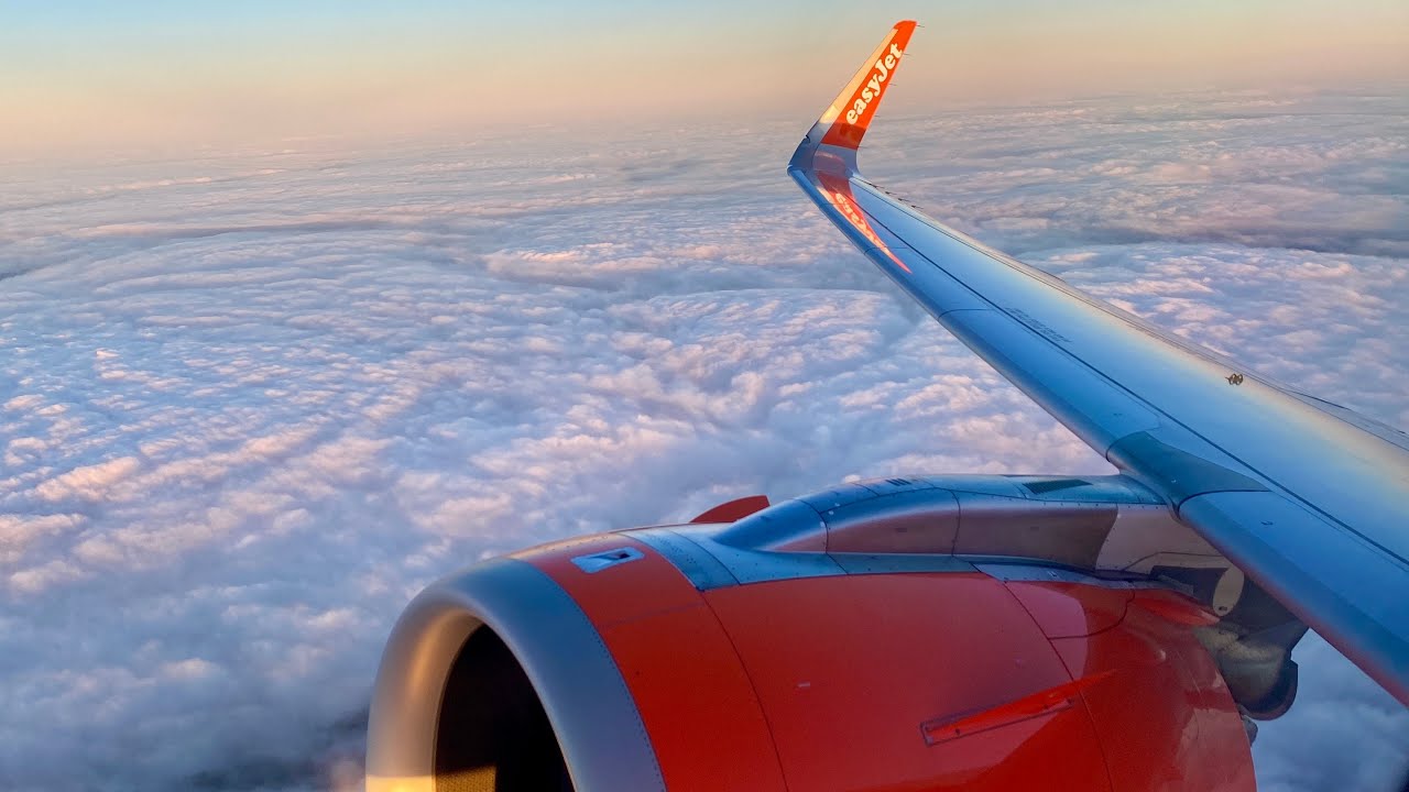 *Amazing sunrise!*| easyJet | A320Neo | Amsterdam - Geneva