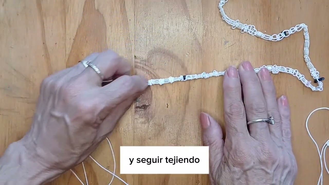 Collar Mil vueltas #macramé 