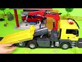 Big collection of toy vehicles