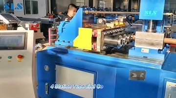 TM-115CNC Type 4 Station Hydraulic Metal Steel Tube Shrink Pipe End Forming Machine