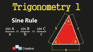 How to use the trigonometry sine rule to calculate the sides and angles of triangles