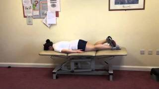 Knee Strengthening 15: Isometric hamstrings in prone