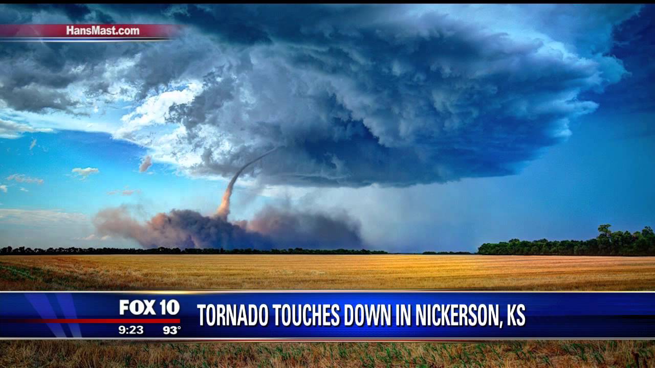 FOX10 Phoenix Nickerson, KS Tornado YouTube