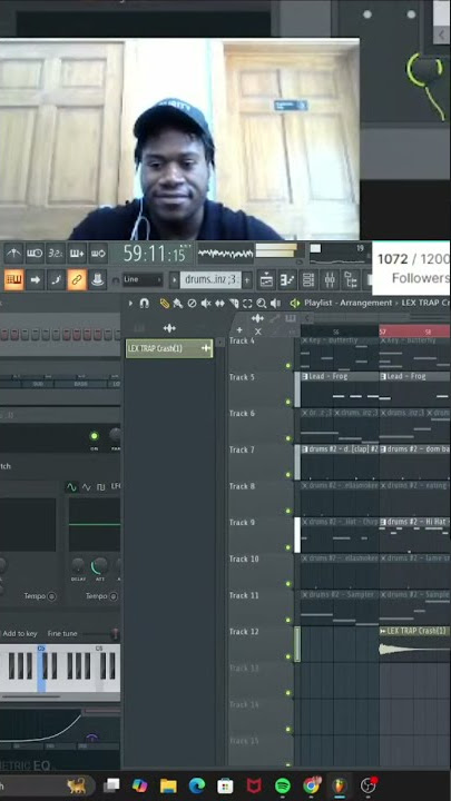 FL Studio Music Production: Kobe's Inspiration & Live Stream! #shorts