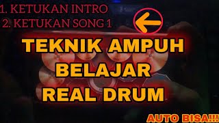 TUTORIAL REAL DRUM PALING AMPUH UNTUK PEMULA, LAGU WALI "YANK", AUTO BISAA!!! #tutorialrealdrum
