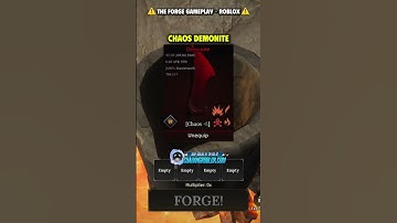 Công Thức Chế Tạo Chaos,Katana Mạnh Nhất Game The Forge #roblox #theforge
