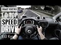 Smart Fortwo 1.0 (2018) | POV Drive on German Autobahn - Top Speed Drive (60fps)