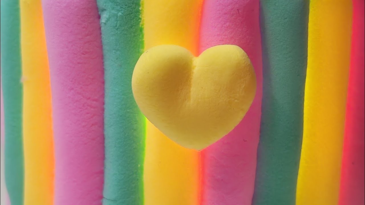 Crafts to make with air dry clay 🧡💛💚💜