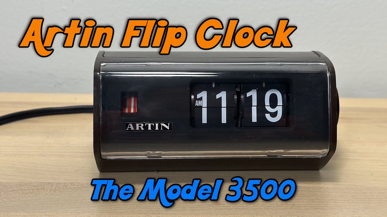 CORNUCOPIA 置き時計 50 Year Old Clock?! Picked up this Vintage Seiko Flip-Clock from a